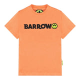 Barrow Kids T-Shirt Girocollo Tinta Unita con Logo per Bambino S5BKJUTH082 ARANCIONE BARROW KIDS 
