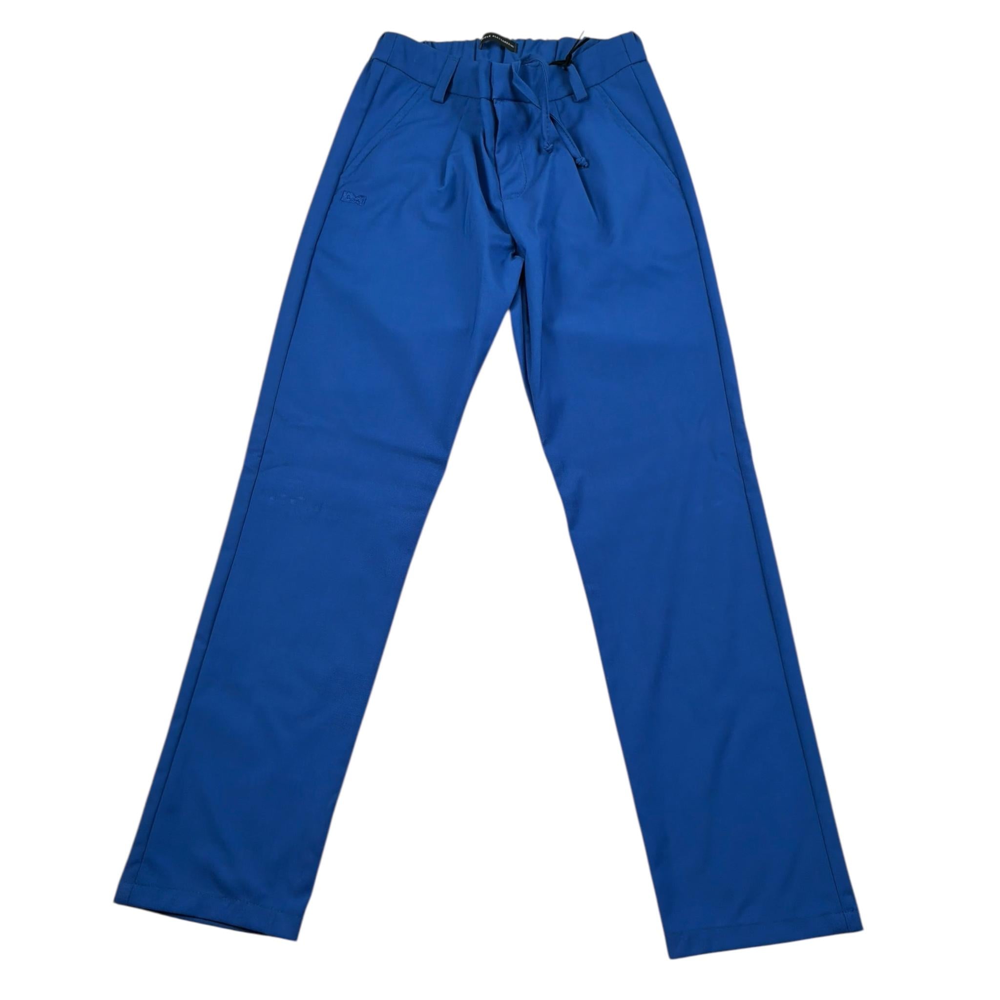 Daniele Alessandrini Pantalone Tinta Unita con Elastico In Vita per Bambino 1235P00085 BLU DANIELE ALESSANDRINI 