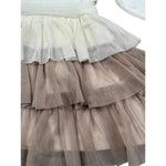 Liu Jo Abito Manica Lunga con Tulle Panna per Neonata KF2041 PANNA LIU JO 