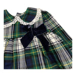 VALENTINA BEBES set abito manica lunga con culotte Blu per Neonata KAX215 BLU VALENTINA BEBES 