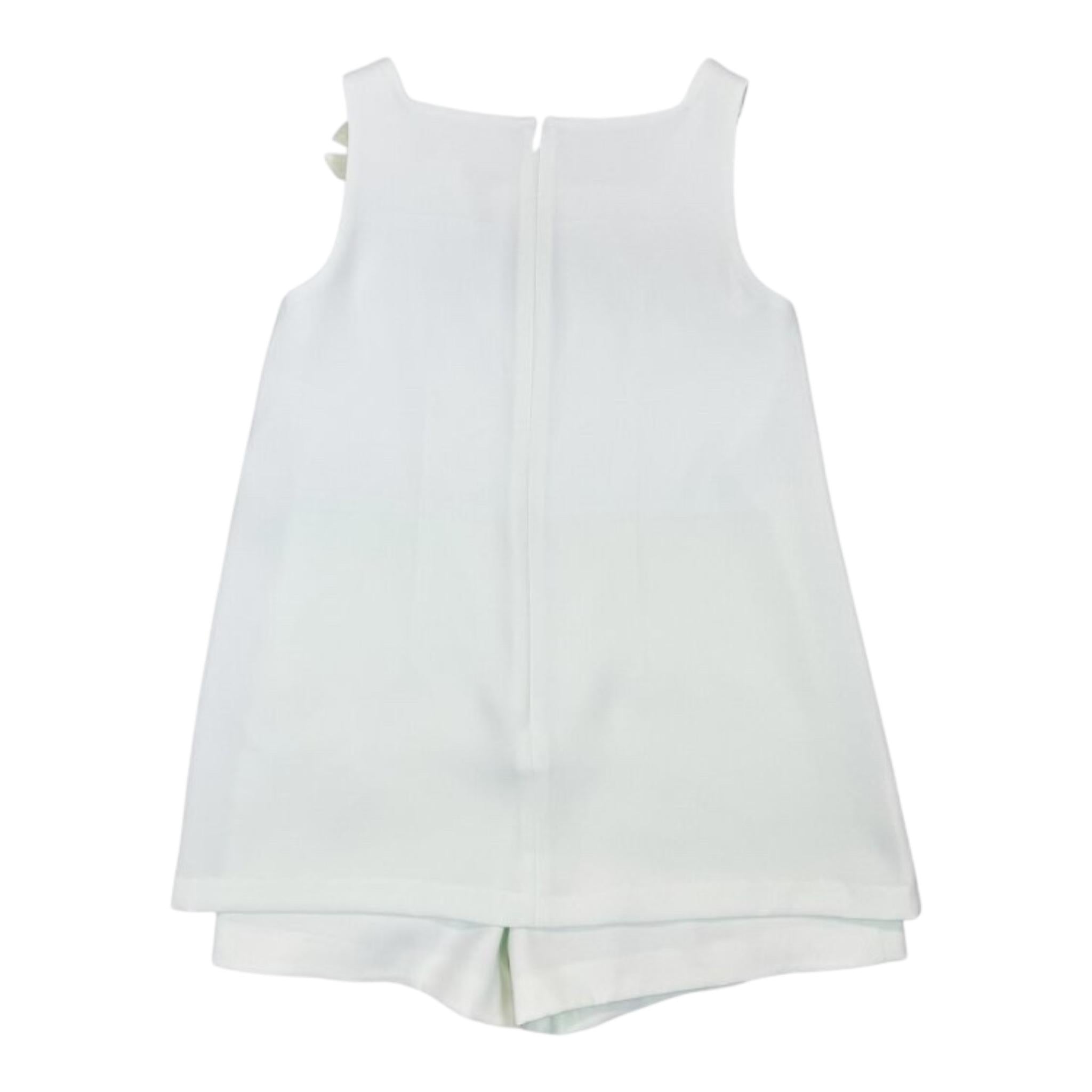 Elisabetta Franchi Tuta Intera Corta Tinta Unita  per Bambina EFTA101 BIANCO ELISABETTA FRANCHI 