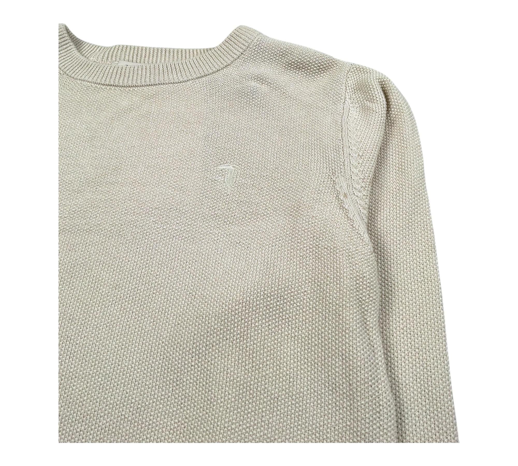 Trussardi Maglia Girocollo Tinta Unita per Bambino TBP26142MA BEIGE TRUSSARDI 