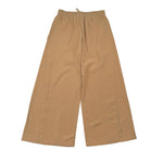 Please Pantalone Tinta Unita Modello A Palazzo per Bambina PE95270G72 CAMMELLO PLEASE 