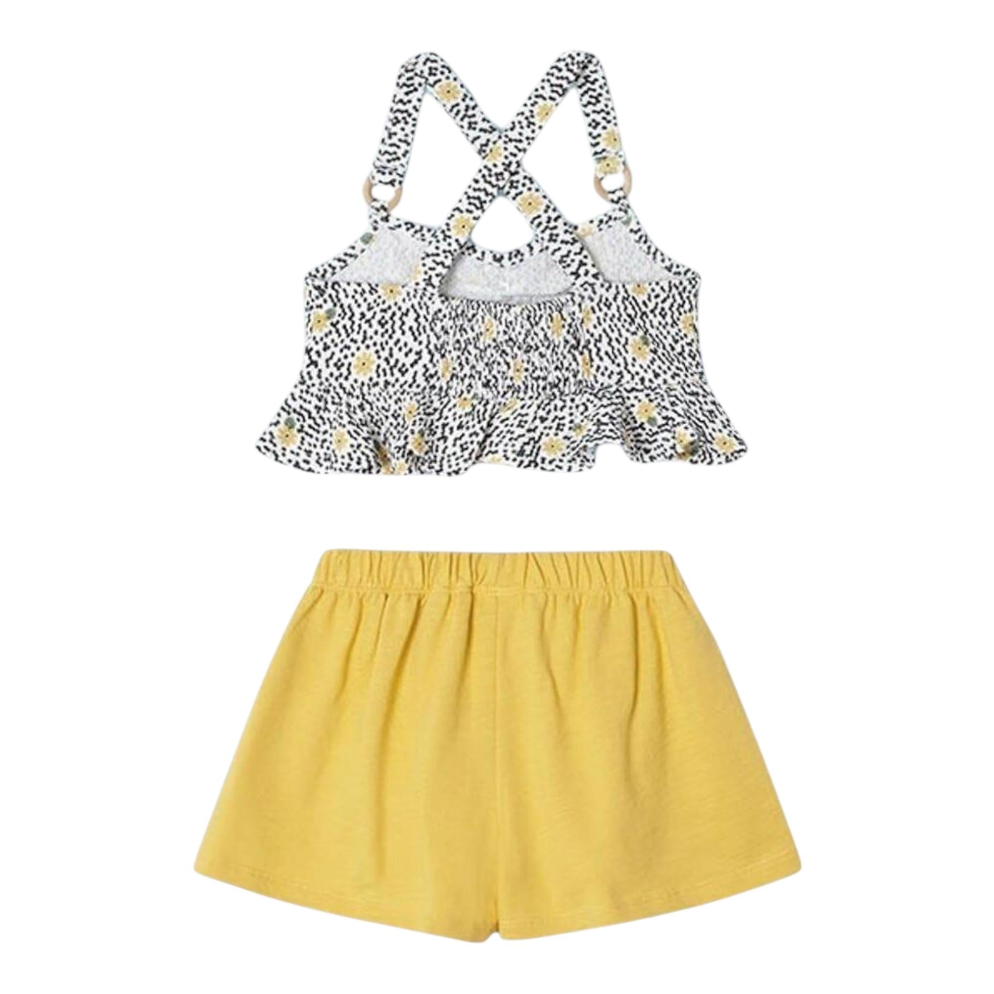 Mayoral Completo 2 Pezzi Top-Short per Bambina 3265 GIALLO MAYORAL 