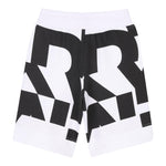 Dkny Bermuda Felpa Tinta Unita con Stampe per Bambino D62238 BIANCO DKNY 