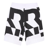 Dkny Bermuda Felpa Tinta Unita con Stampe per Bambino D62238 BIANCO DKNY 