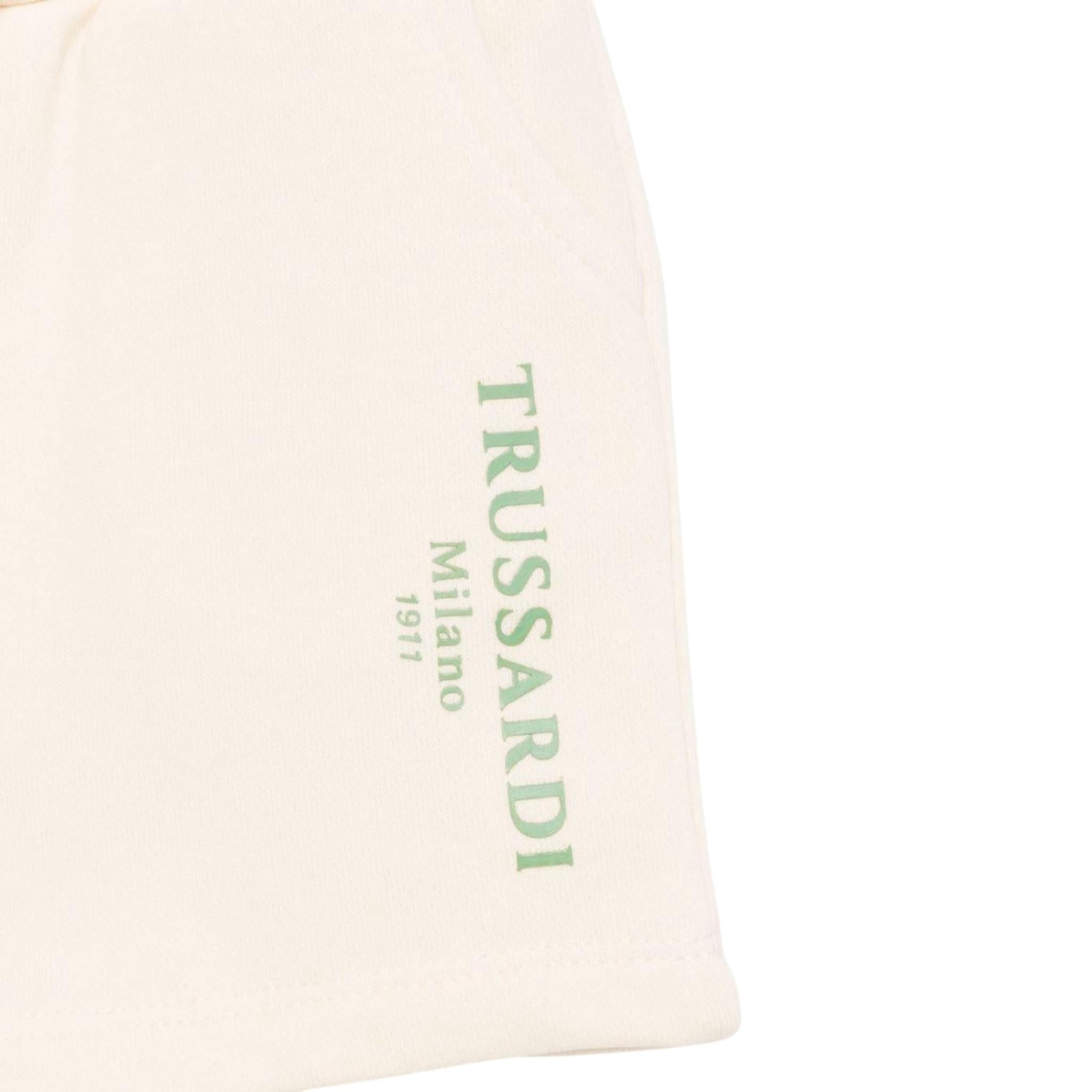 Trussardi Bermuda Tinta Unita con Elastico In Vita per Bambino TIP25016BEXXJ BEIGE TRUSSARDI 