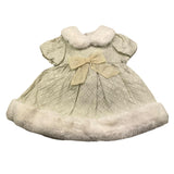 LA STUPENDERIA abito mezza manica tinta unita con culotte Beige per Neonata CBAB58 BEIGE LA STUPENDERIA 