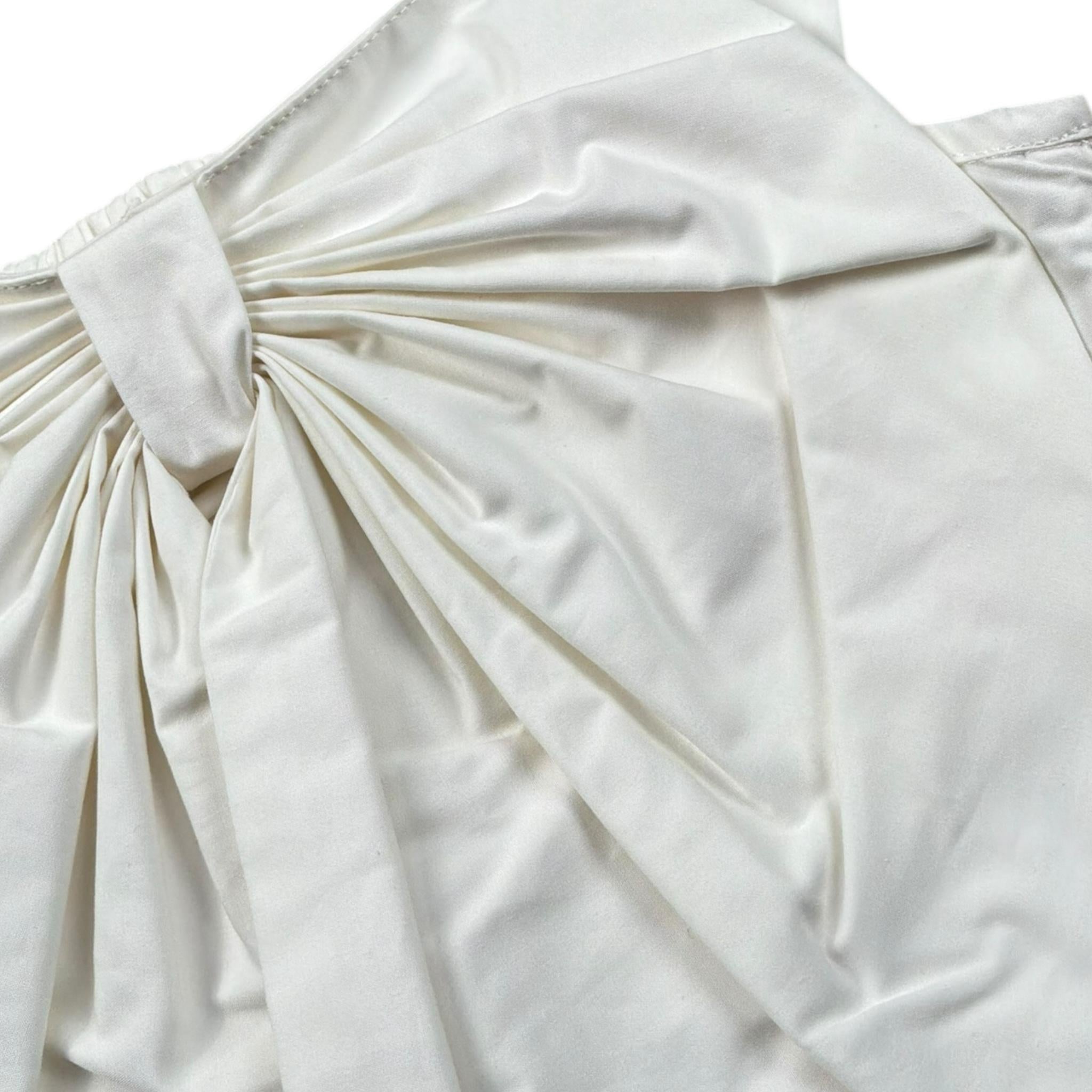 Vicolo Top Bretelline Tinta Unita con Fiocco per Neonata 3146TOP00317XN BIANCO VICOLO 