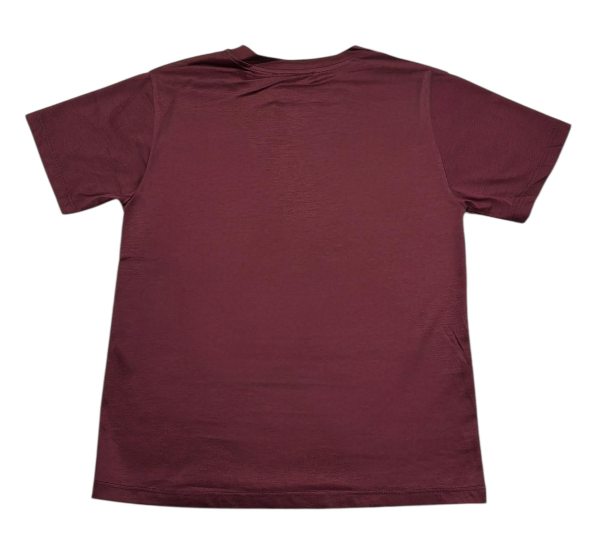 Paolo Pecora T-Shirt Girocollo Tinta Unita  per Bambino PP4219 BORDEAUX PAOLO PECORA 