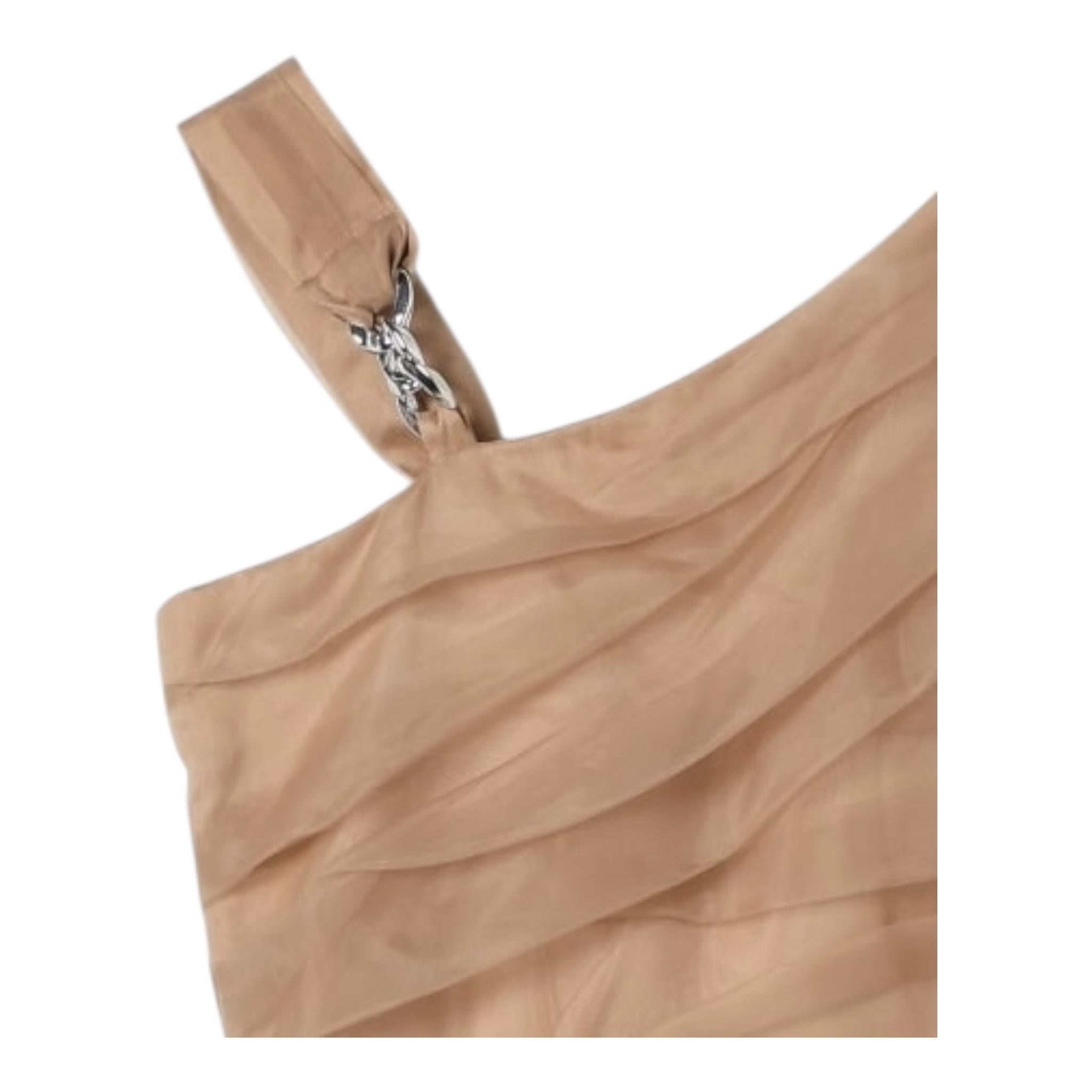 Liu Jo Abito Giromanica Tinta Unita con Tulle per Bambina GA5036 MARRONE LIU JO 