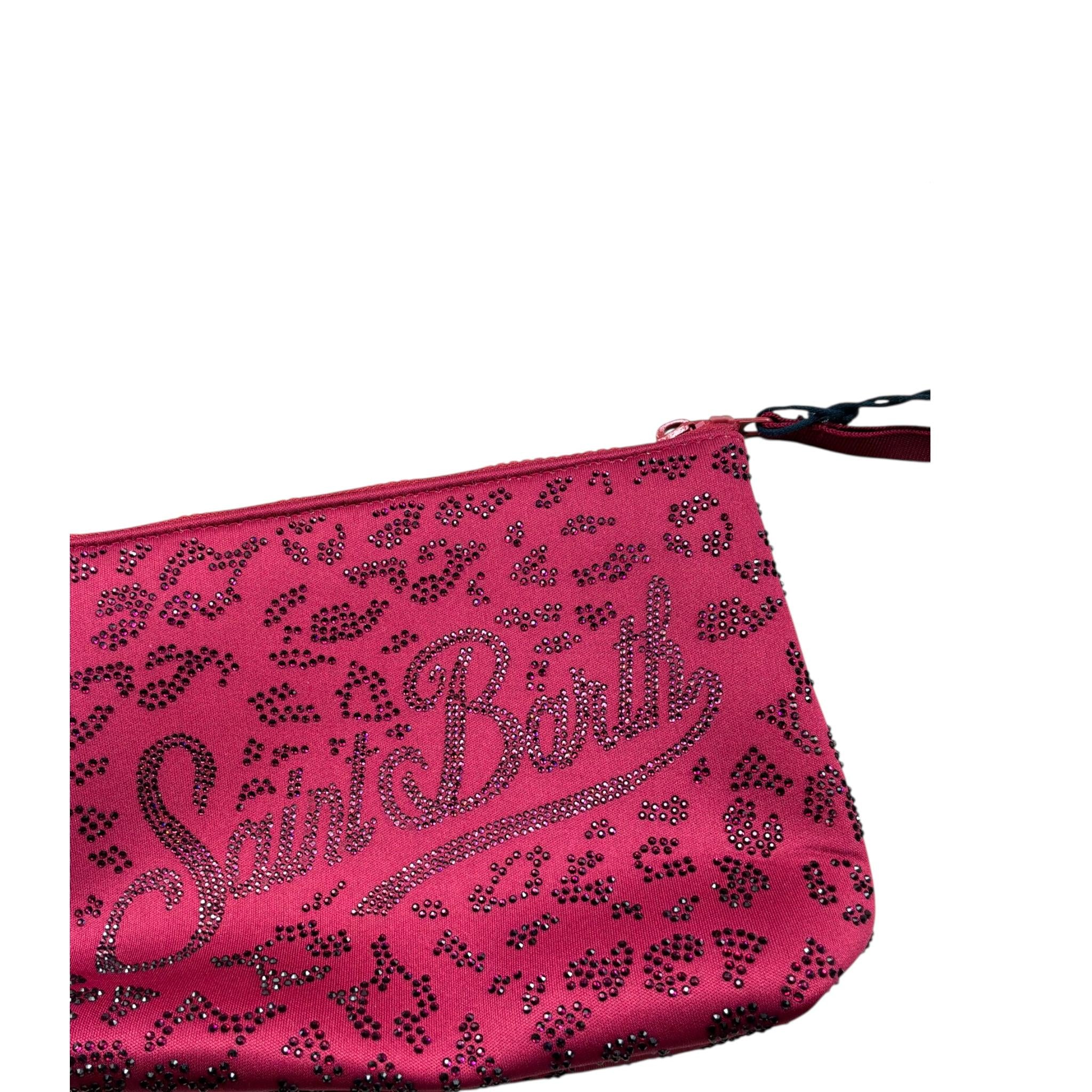 Saint Barth Pochette Tinta Unita con Brillantini per Bambina ALINESTRAS BORDEAUX SAINT BARTH 