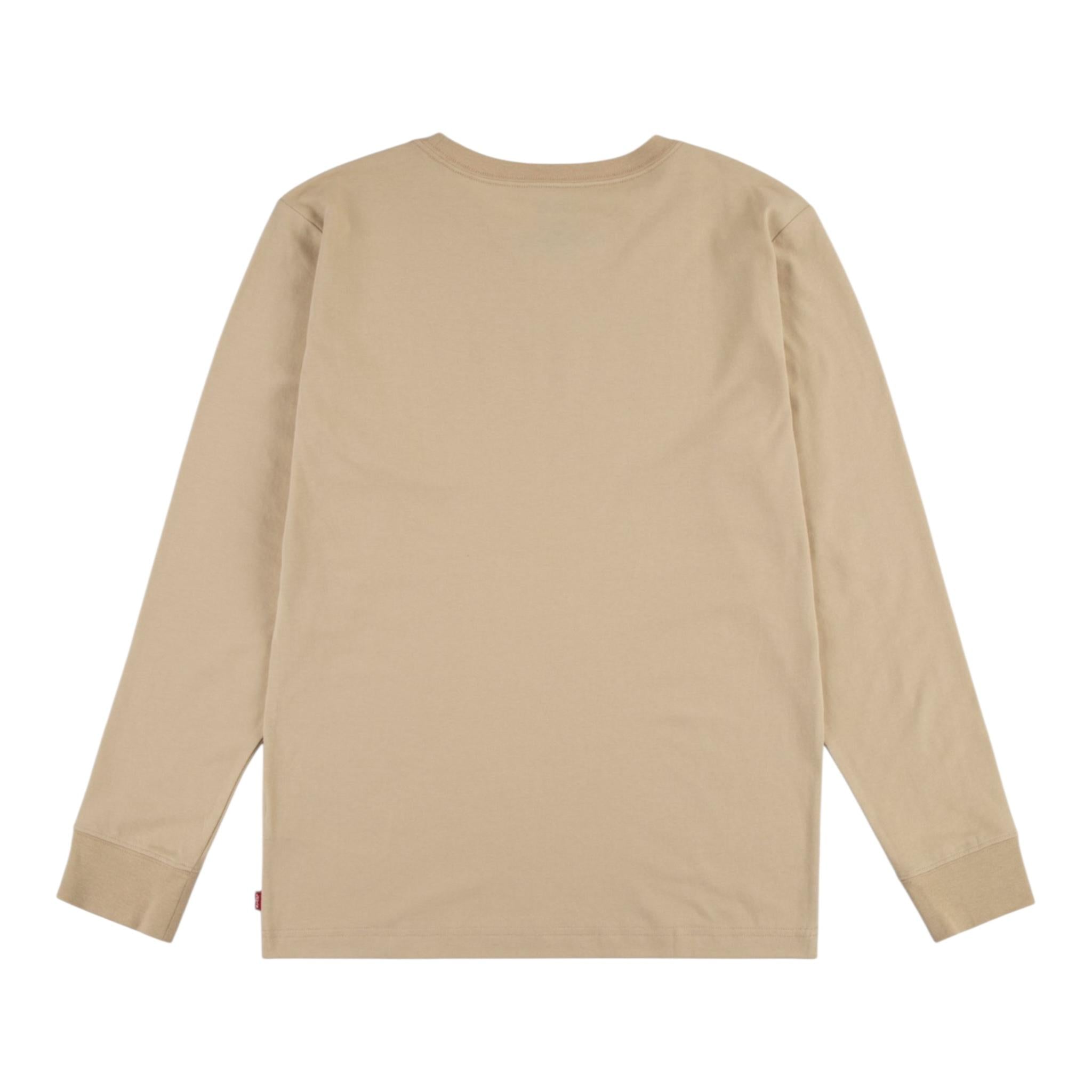 LEVI'S shirt girocollo tinta unita con stampa logo Beige per Bambino 9E8646 BEIGE LEVI'S 