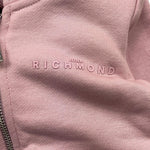 JOHN RICHMOND felpa tinta unita con zip e cappuccio Rosa per Neonata RIA25025FE ROSA JOHN RICHMOND 