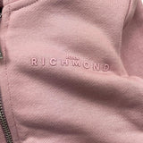 JOHN RICHMOND felpa tinta unita con zip e cappuccio Rosa per Neonata RIA25025FE ROSA JOHN RICHMOND 