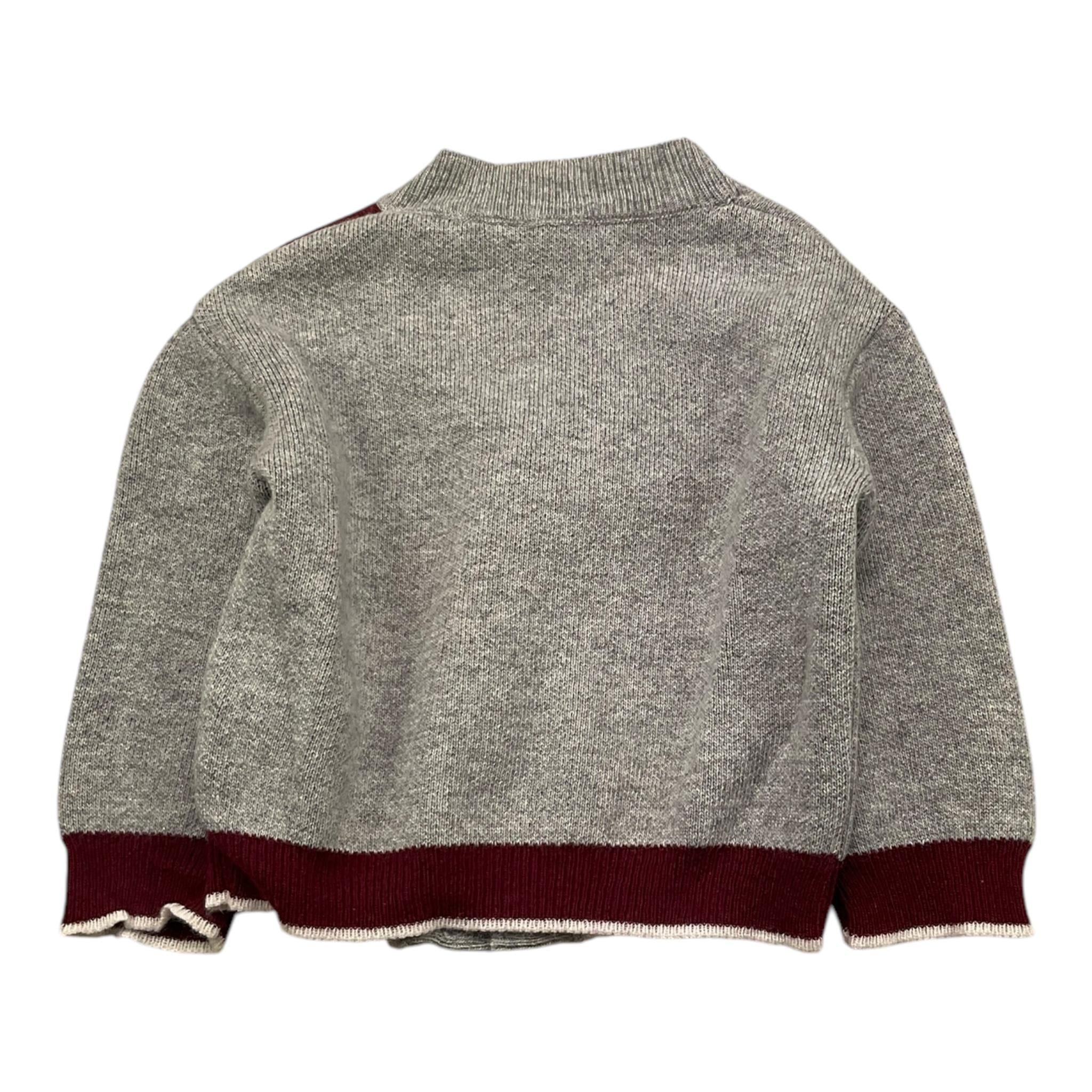 LE BEBE' cardigan tinta unita con contrasti Grigio per Neonato LBB5159 GRIGIO LE BEBE' 