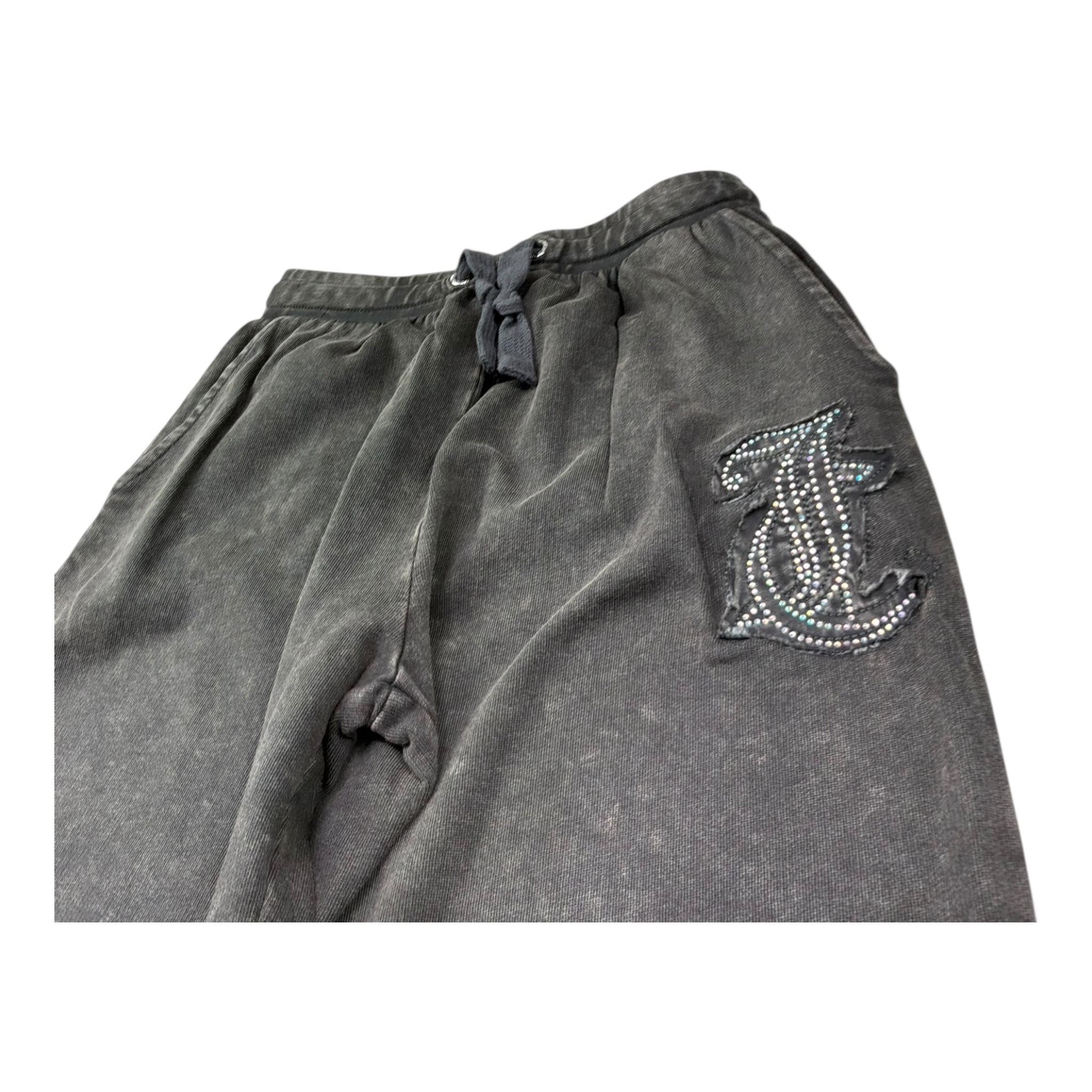 Juicy Couture Pantalone Tinta Unita con Elastico In Vita per Bambina JBX6624 GRIGIO JUICY COUTURE 