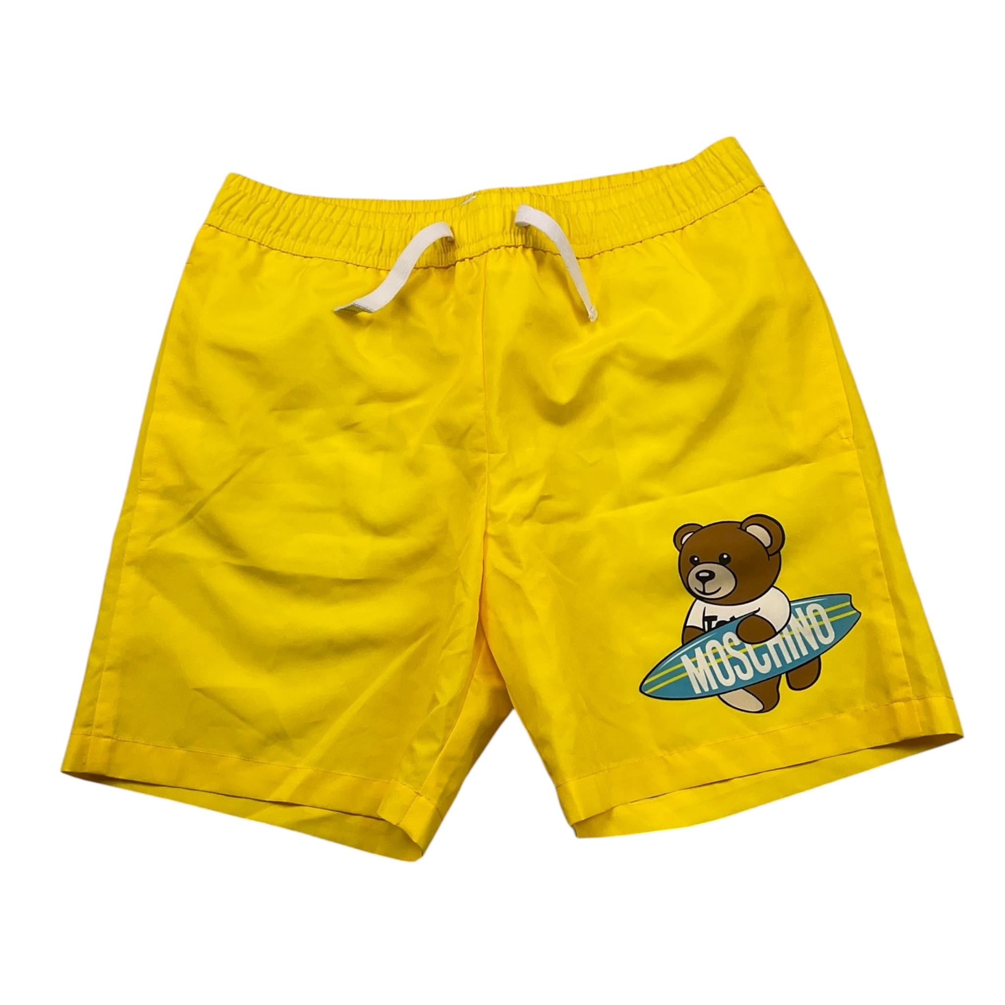 Moschino Costume Modello Boxer Tinta Unita con Logo per Bambino PA3MEP GIALLO MOSCHINO 