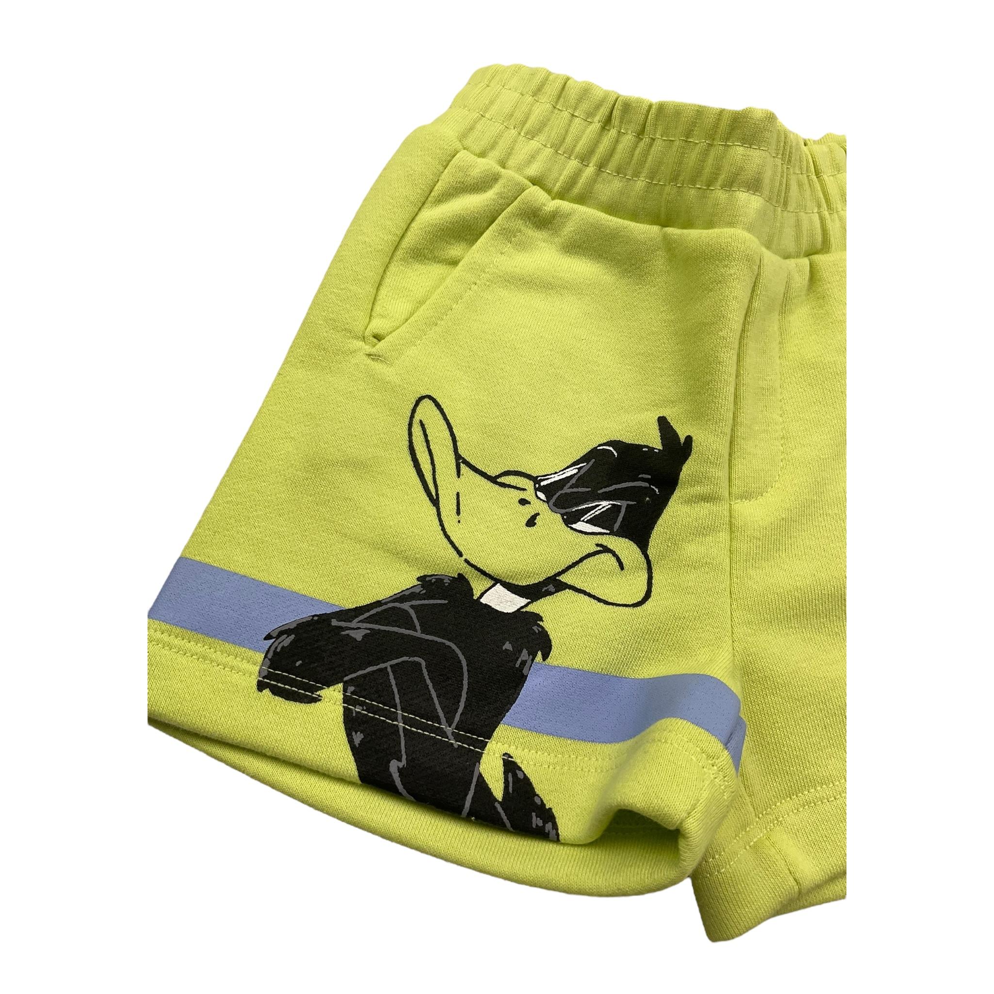 Iceberg Bermuda Felpa Tinta Unita con Stampa per Neonato BFICE5102B VERDE ICEBERG 