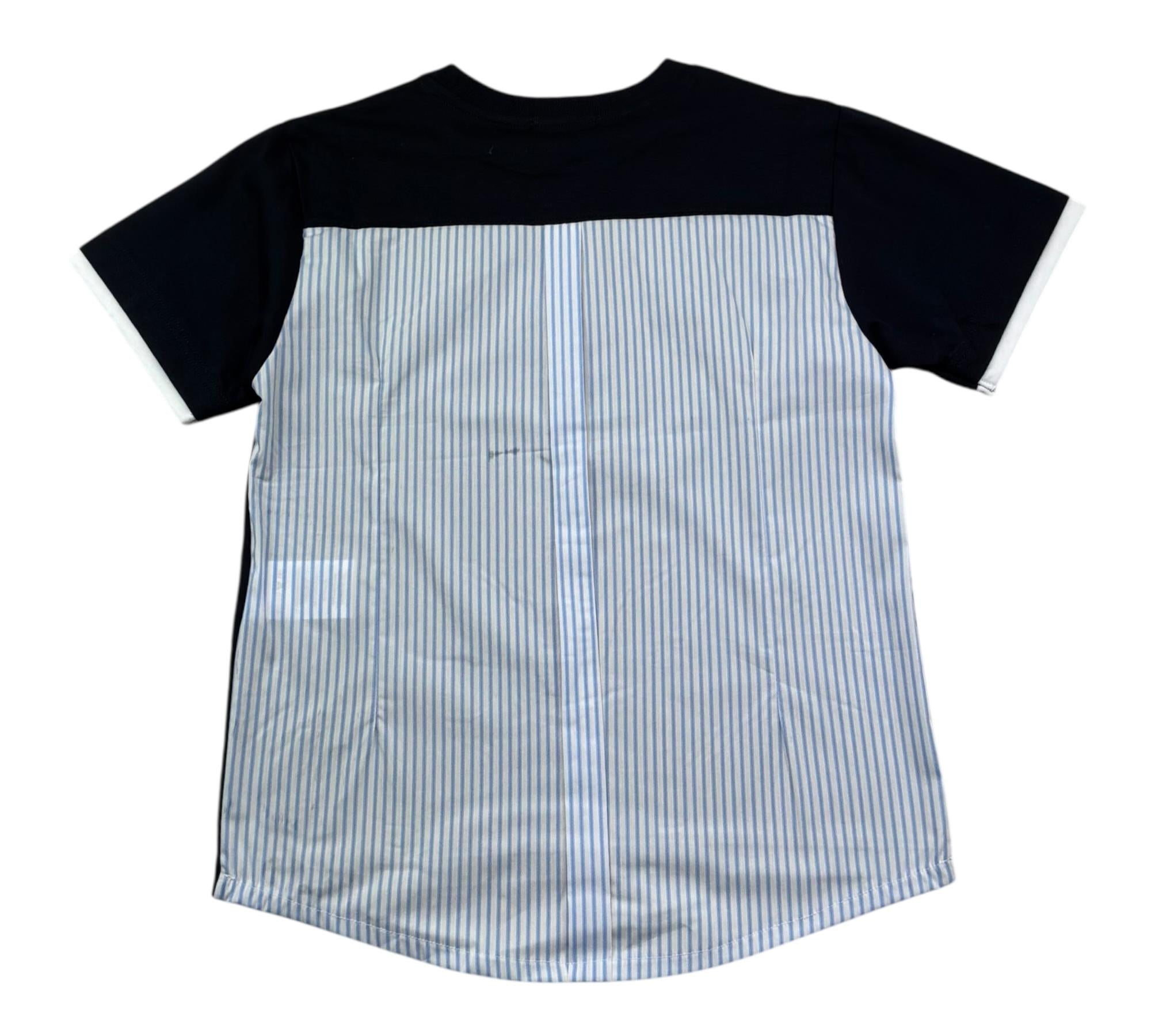 Paolo Pecora T-Shirt Girocollo Tinta Unita per Bambino PP4353 BLU PAOLO PECORA 