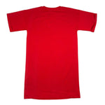 Moschino Abito Mezza Manica Tinta Unita con Stampa per Bambina HDV0HT ROSSO MOSCHINO 