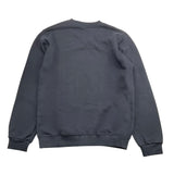 DISCLAIMER felpa chiusa girocollo tinta unita con logo Nero per Bambino 24IDK58220X NERO DISCLAIMER 