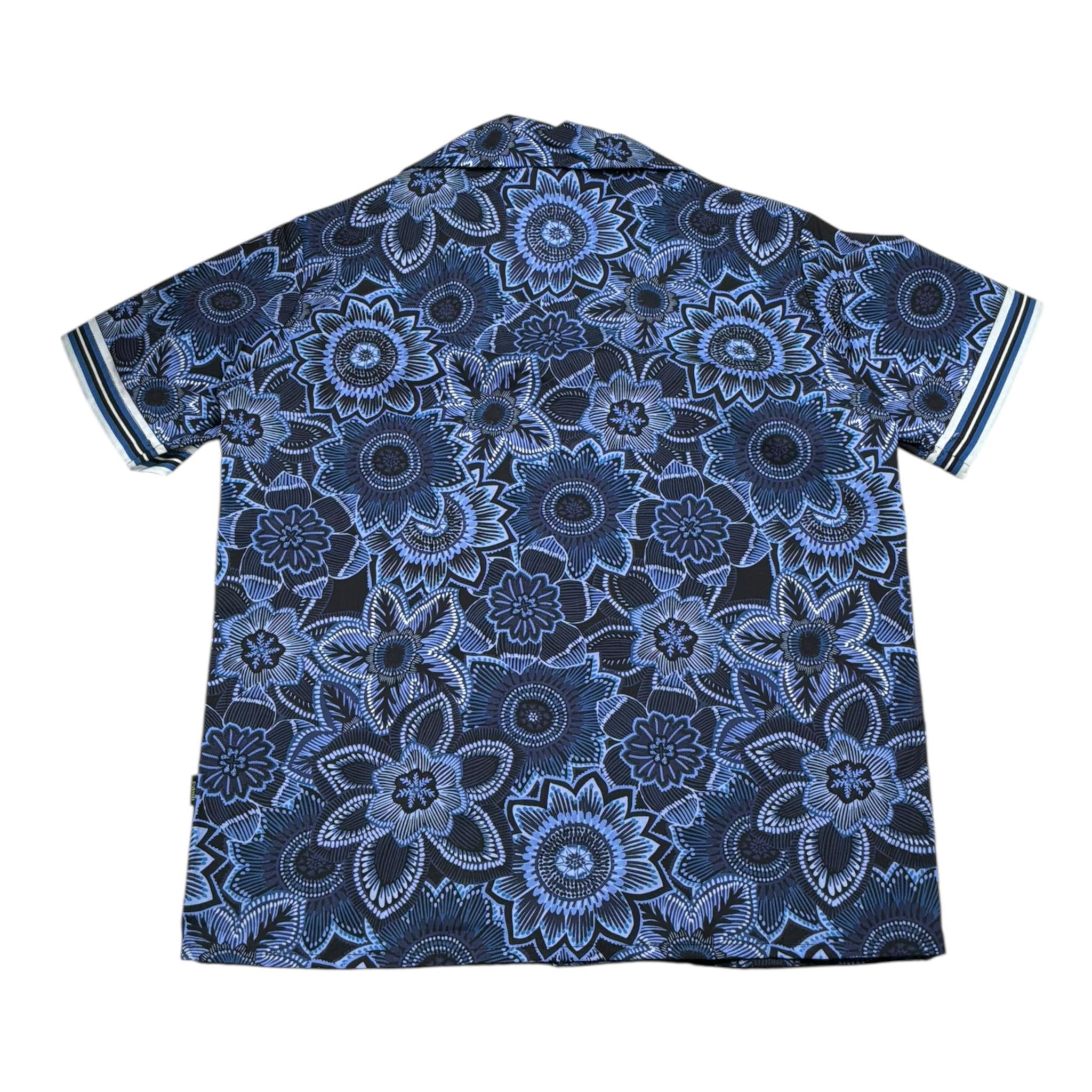 4Giveness Camicia Mezza Manica Tinta Unita con Fantasia per Bambino FGCB4075 BLU 4GIVENESS 