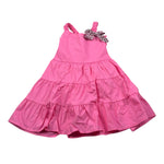M+E' Abito Tinta Unita con Applicazione Fiocco per Bambina UE1709XX ROSA M+E' 