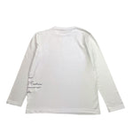 DANIELE ALESSANDRINI shirt girocollo tinta unita con stampa Bianco per Bambino 1231M00065 BIANCO DANIELE ALESSANDRINI 