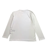DANIELE ALESSANDRINI shirt girocollo tinta unita con stampa Bianco per Bambino 1231M00065 BIANCO DANIELE ALESSANDRINI 