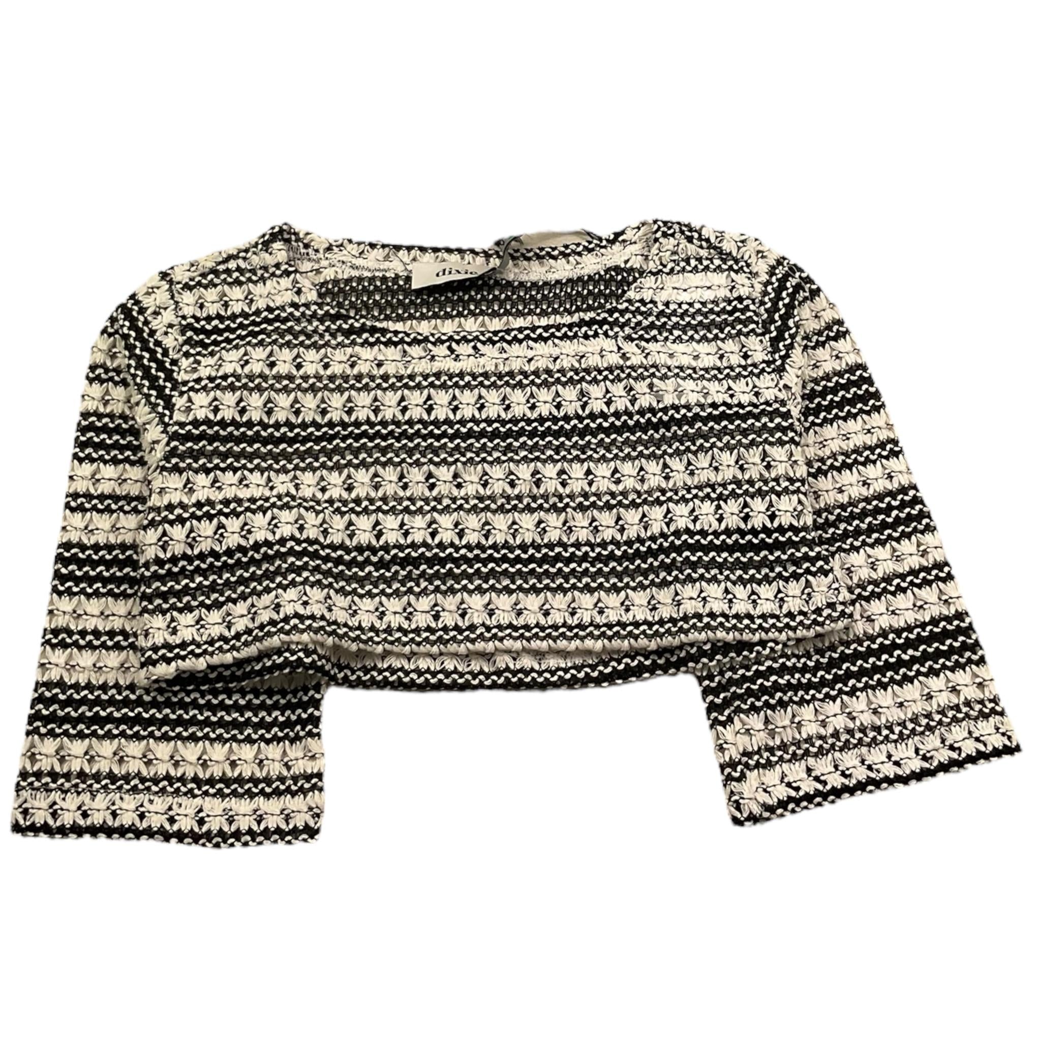 Dixie shirt Bicolore Traforata Modello Crop per Bambina LB06231G74X BIANCO/NERO DIXIE 