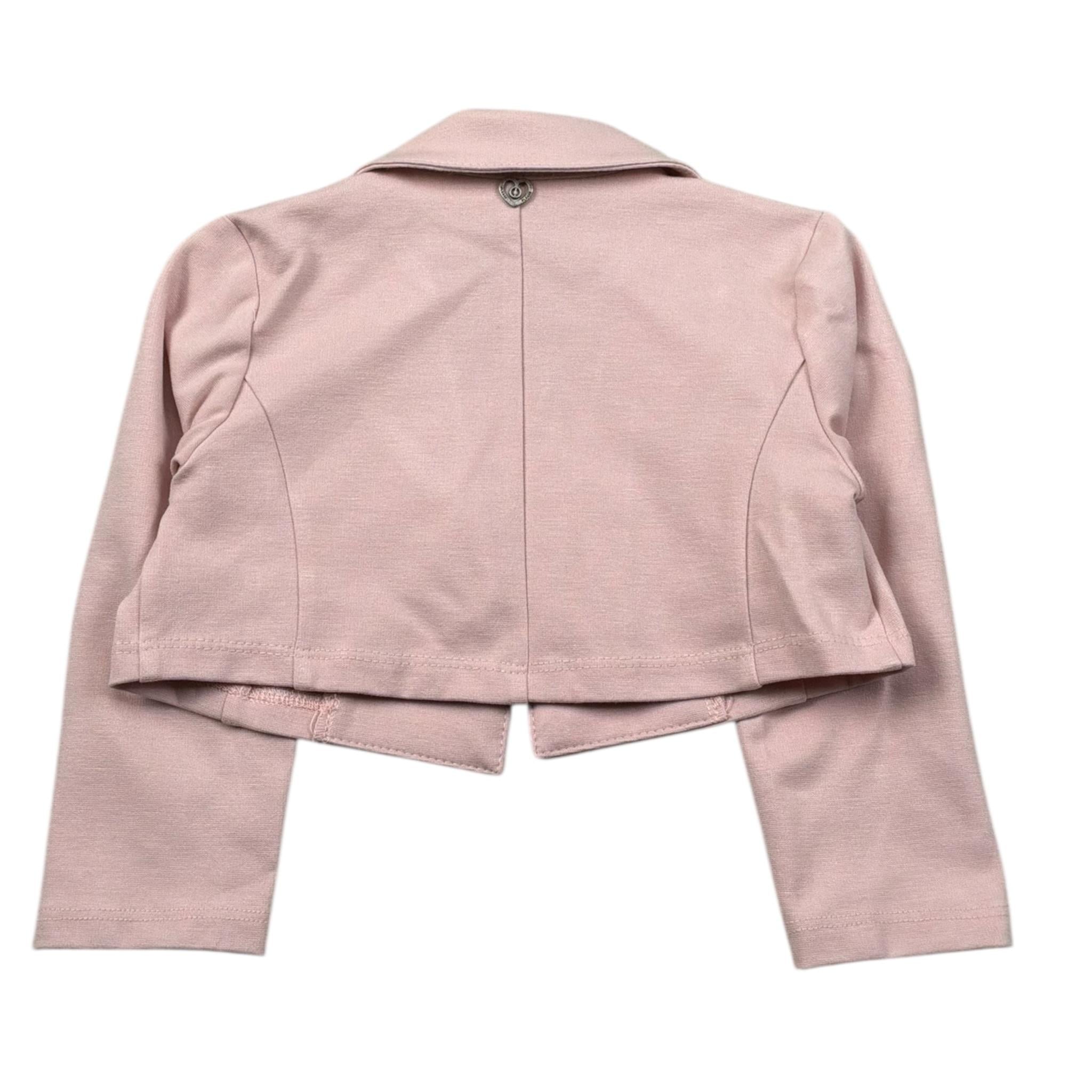 Please Giacca Tinta Unita per Neonata LG00172G73X ROSA PLEASE 