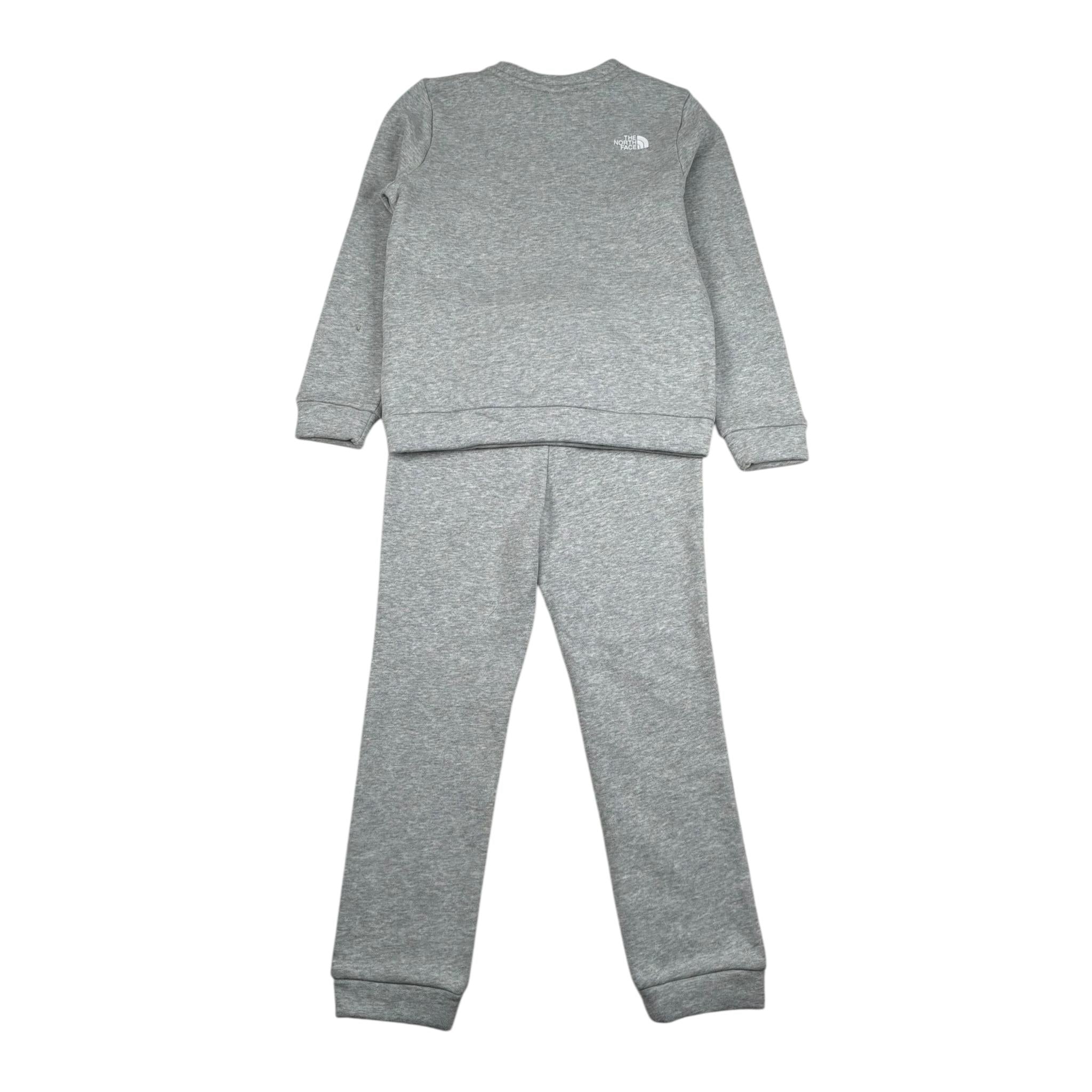 The North Face Completo 2 Pezzi Felpa-Pantalone Tinta Unita per Bambino NF0A7X5KDYX GRIGIO THE NORTH FACE 