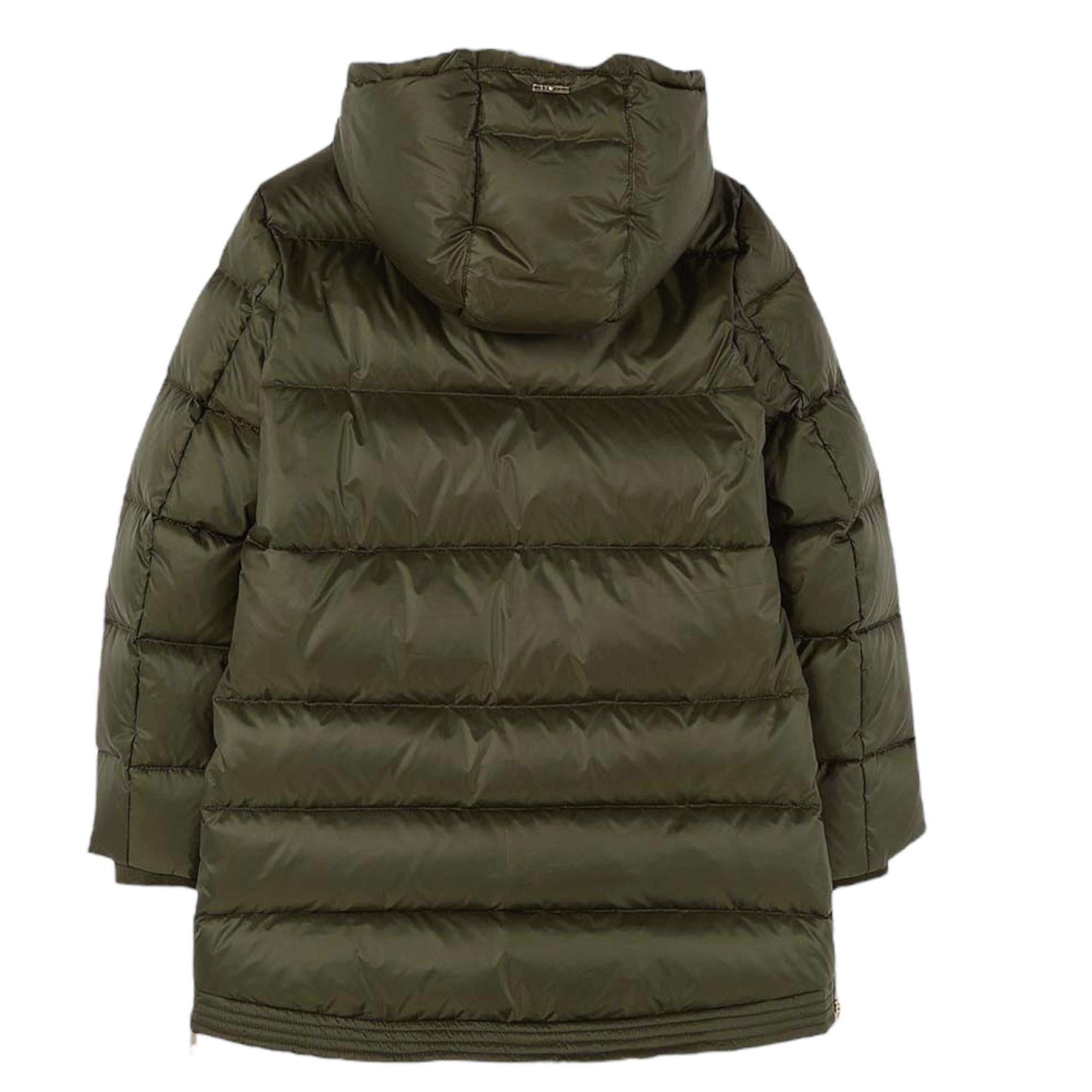 LIU JO giubbino tinta unita con cappuccio Verde per Bambina GF0079 VERDE LIU JO 