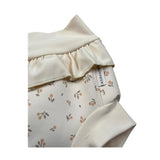 Bamboom+Babies Costume Contenitivo Pannolino Tinta Unita con Stampa per Neonata 7199 PANNA BAMBOOM+BABIES 