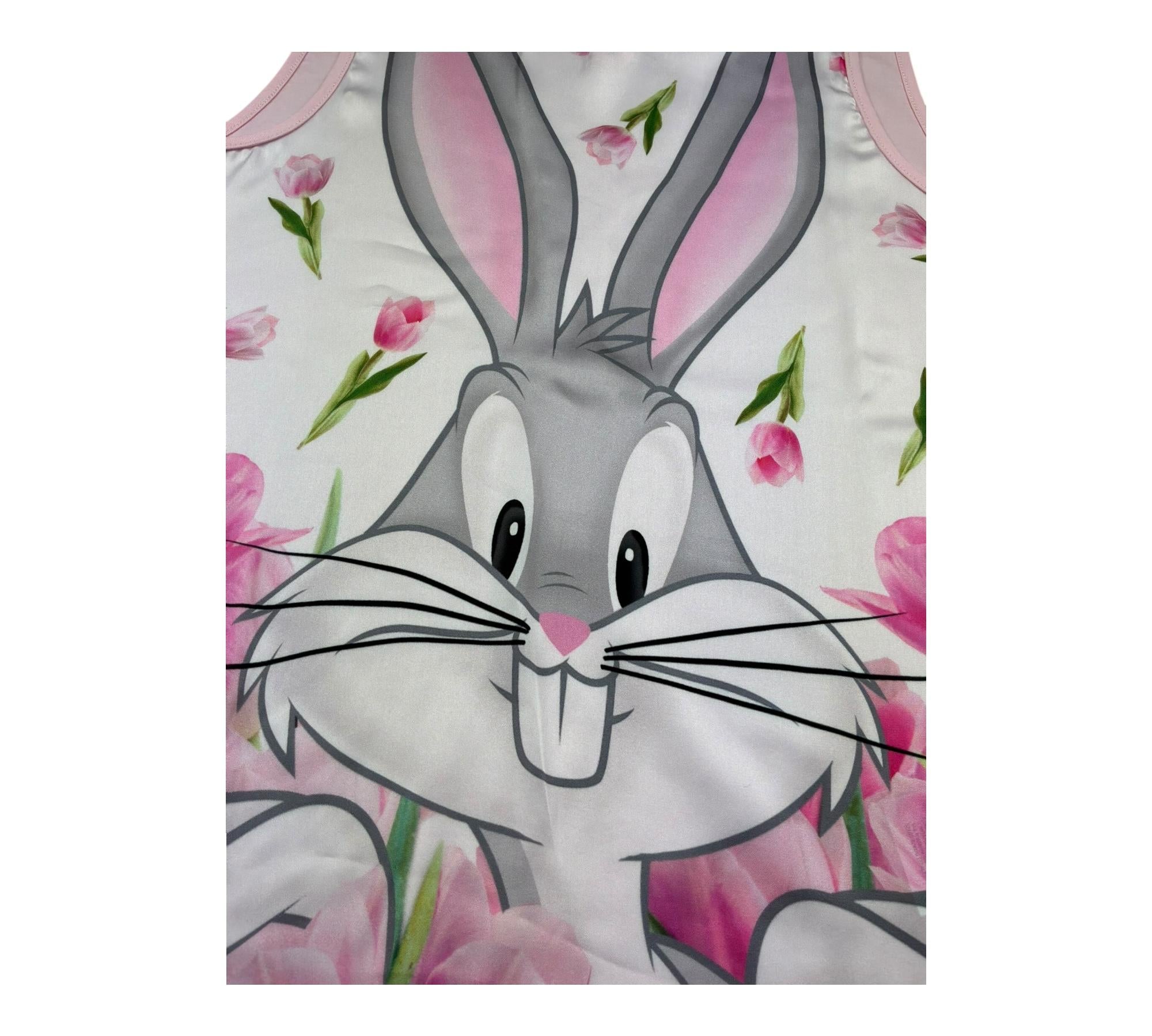 Monnalisa Canotta Girocollo Tina Unita con Stampa per Bambina 115614SM ROSA MONNALISA 