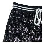 John Richmond Pantalone Modello Palazzo Paillettato Tinta Unita per Bambina RGP26060PA NERO JOHN RICHMOND 