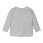 STELLA McCARTNEY shirt girocollo tinta unita con stampa in contrasto Grigio per Bambina TV8080J GRIGIO STELLA McCARTNEY 