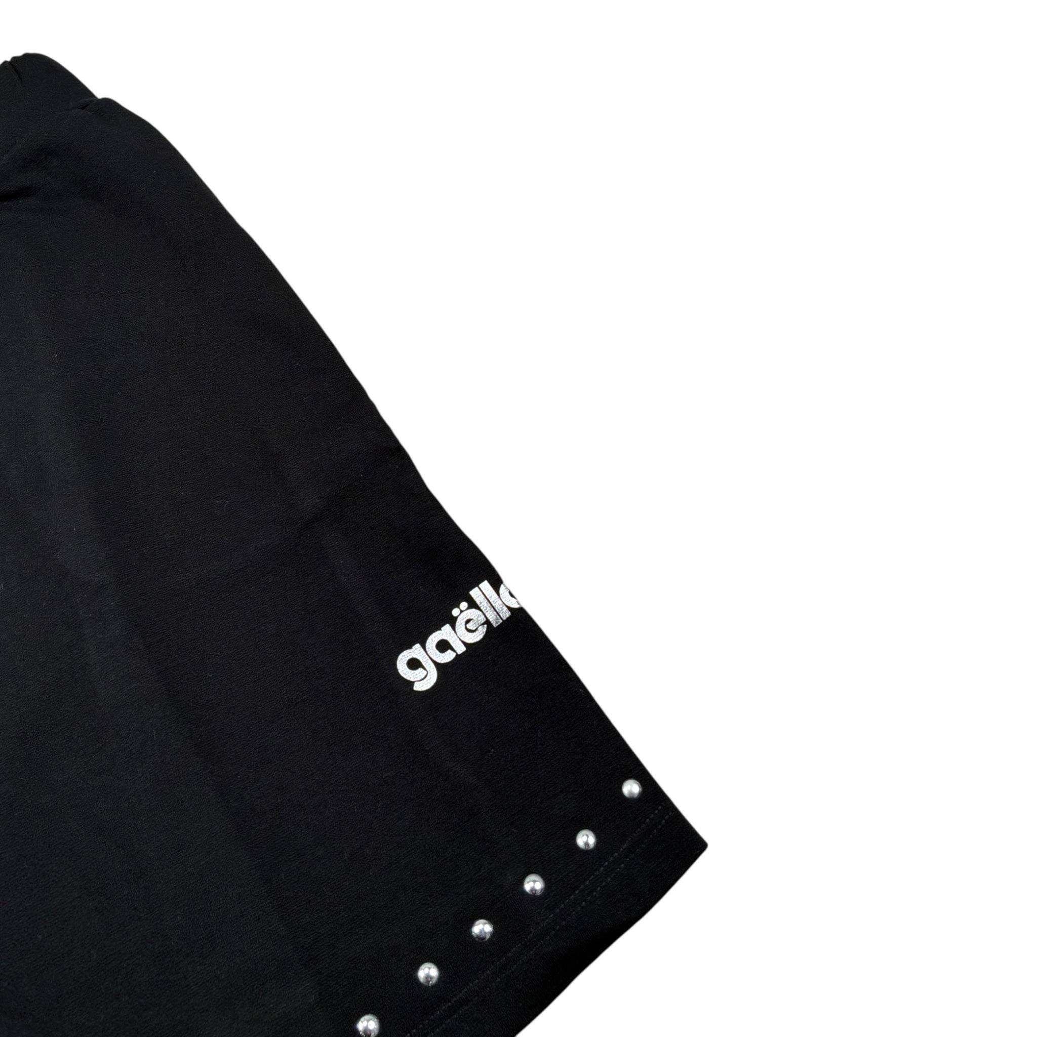 Gaelle Short tinta unita con Stampa Logo Nero per Bambina 2746P0707 NERO GAELLE 