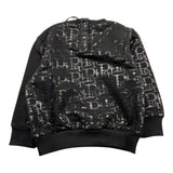 CESARE PACIOTTI felpa tinta unita girocollo con stampa Nero per Neonato MFP5350B NERO CESARE PACIOTTI 