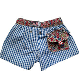 Saint Barth Costume Fantasia A Righe Bicolore per Neonata JOELLN BIANCO/BLU SAINT BARTH 