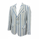 Manuel & Frank Giacca Tinta Unita con Fantasia A Righe per Bambino MF6173B BIANCO MANUEL & FRANK 