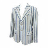 Manuel & Frank Giacca Tinta Unita con Fantasia A Righe per Bambino MF6173B BIANCO MANUEL & FRANK 