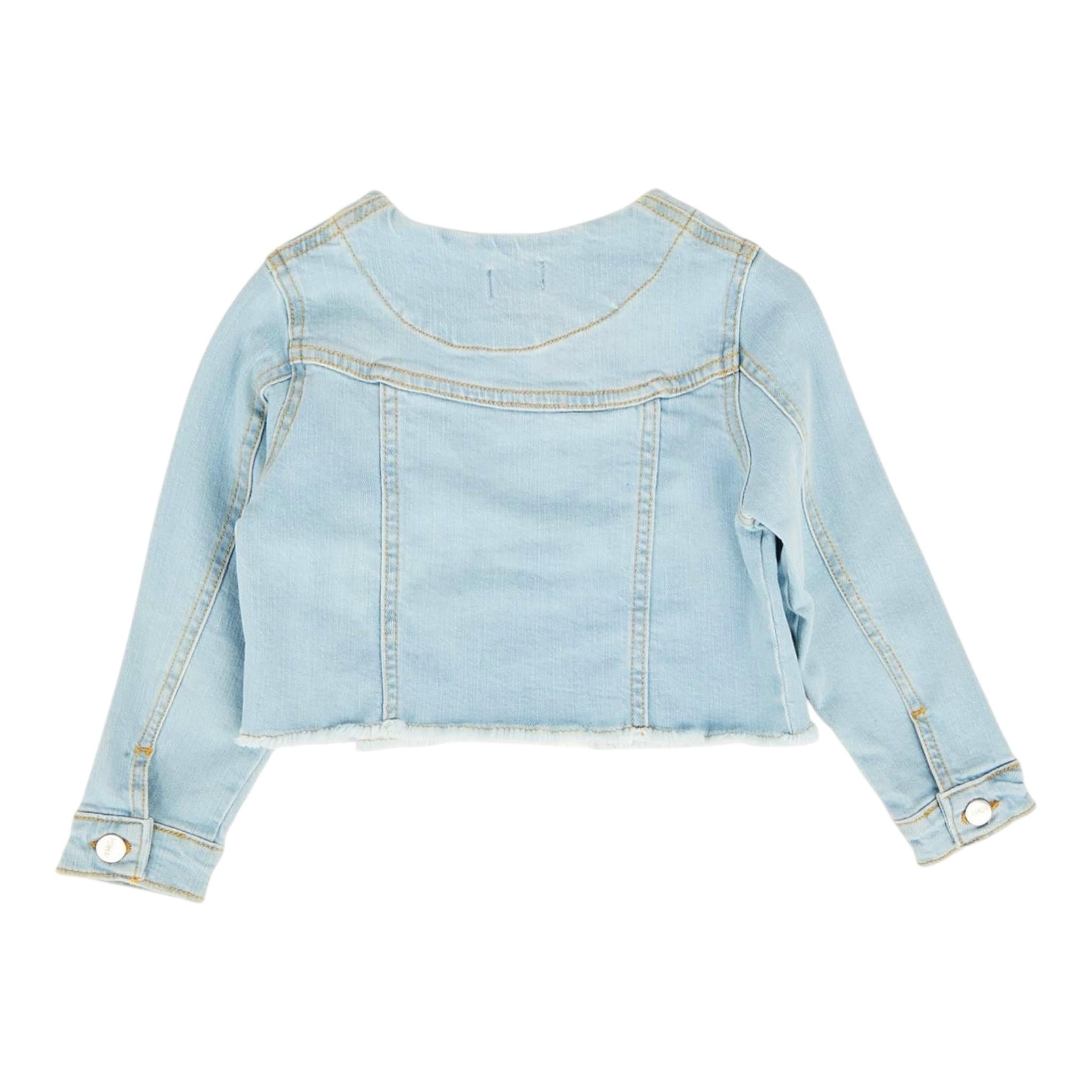 Magil Giubbino Tinta Unita per Bambina FN23088 AZZURRO MAGIL 