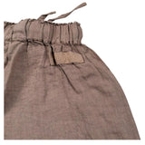 Dusty Color Bermuda Tinta Unita con Elastico In Vita per Bambino DJWS5019SH MARRONE DUSTY COLOR 