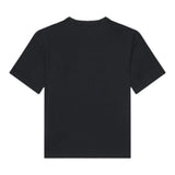 Calvin Klein T-Shirt Girocollo Tinta Unita con Stampa per Bambino IB0IB02356 NERO CALVIN KLEIN 