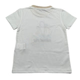 Manuel Ritz T-Shirt Girocollo tinta unita con Ricamo Panna per Bambino MR3117XX PANNA MANUEL RITZ 