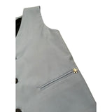 Manuel Ritz Gilet tinta unita con Bottoni Azzurro per Bambino MR2892 AZZURRO MANUEL RITZ 
