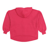Diesel Felpa Tinta Unita con Zip E Cappuccio per Bambina J02200 ROSA DIESEL 