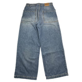 Dixie Jeans Tinta Unita Modello Palazzo Azzurro Per Bambina